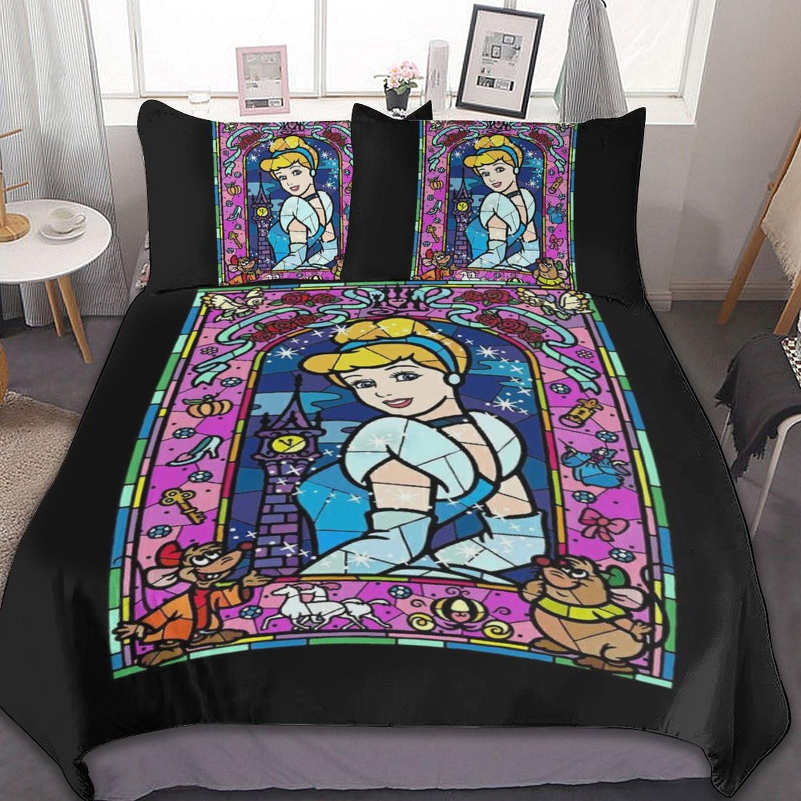 【新品】シンデレラ 寝具　3点セット Amazon｜シンデレラ 布団カバー 3点セット シングル シングル 枕